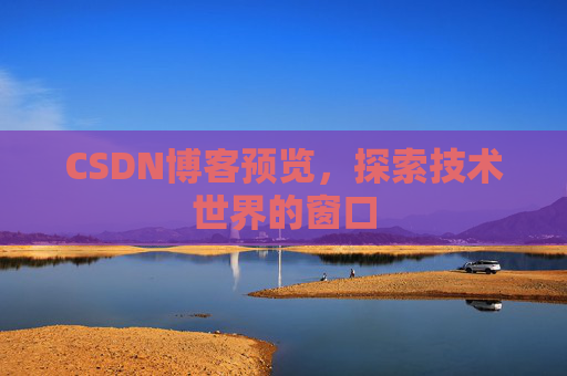 CSDN博客预览,探索技术世界的窗口